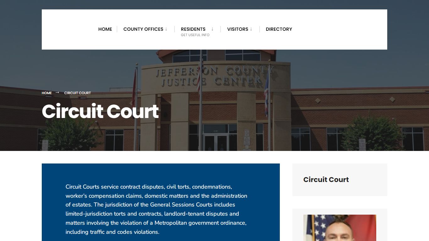 Circuit Court & Sessions Court - Jefferson County Government